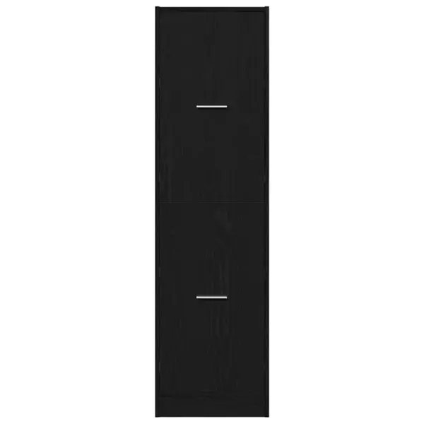 Apteekri kapp musta tamme toonis, tehispuit, 40 x 41 x 144,5 cm – 6