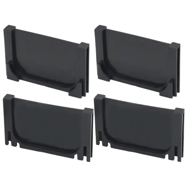 Äravoolukanalite komplekt restidega, must plast, 2 m – 5