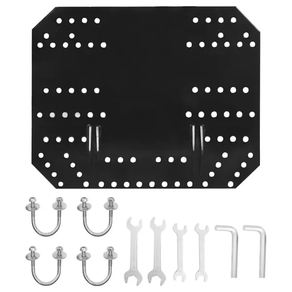 ATV lumesahk, 150 x 38 cm, must, pulbervärvitud teras – 7