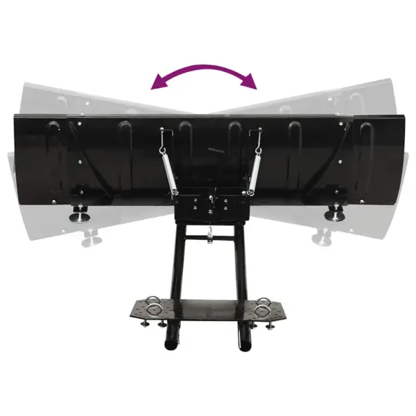 ATV lumesahk, 150 x 38 cm, must, pulbervärvitud teras – 8