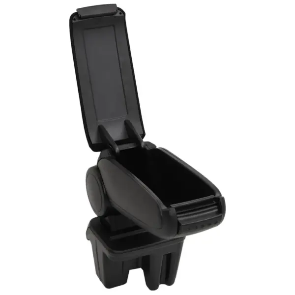 Auto käetugi panipaigaga, must, Ford Focus III (2015), ABS, reguleeritav kõrgus, 15 x 31 x (28–44) cm – 4