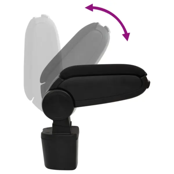 Reguleeritav auto käetugi panipaigaga NISSAN JUKE-le, must ABS, 14,5 x 31,5 x (30–48) cm – 7