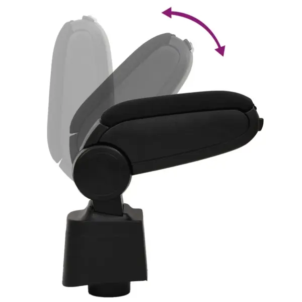 Reguleeritav auto käetugi panipaigaga VW Polo 6R/6C-le, must, 12 x 34 x 35–47 cm – 7