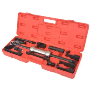 Autohaamer mõlgitõmmitsaga, universaalne kereremondi komplekt, 10 adapteri ja kinnitusdetailiga, plastkohvris