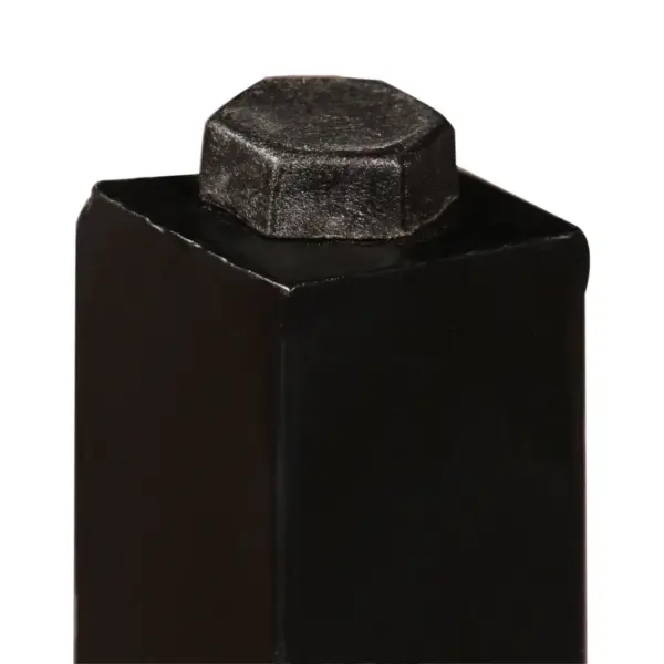 5-osaline baarikomplekt täispuitlaua ja ehtsast nahast baaritoolidega, must – 7