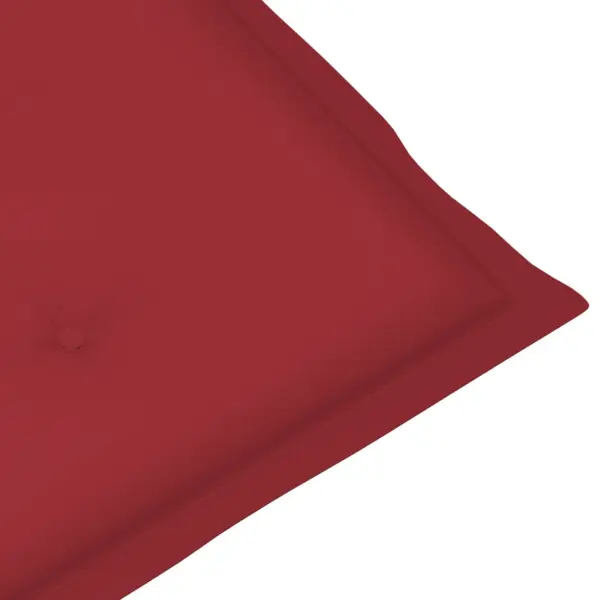 Bambusest kiiktool veinipunase veekindla padjaga, 66 x 86 x 105 cm – 7