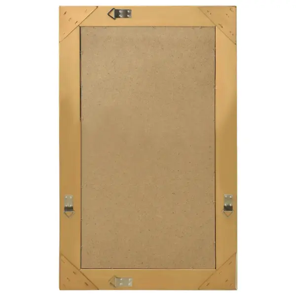 Barokkstiilis kuldne seinapeegel puidust raamiga, 50 x 80 cm – 3