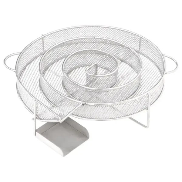 BBQ suitsuahi klaasaknaga ja külmsuitsu generaatoriga, tsingitud teras, 44,5 x 29 x 83 cm – 11