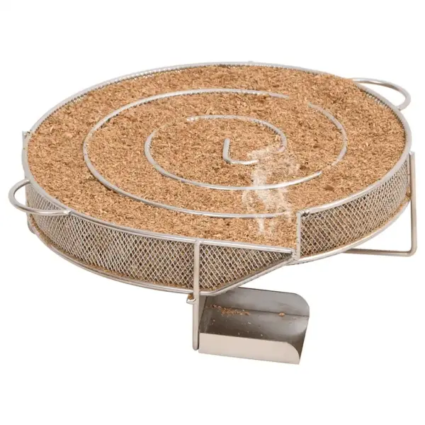 BBQ suitsuahi klaasaknaga ja külmsuitsu generaatoriga, tsingitud teras, 44,5 x 29 x 83 cm – 10