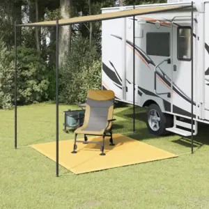 Telgimatt, ilmastikukindel HDPE, 200 x 200 cm, beež