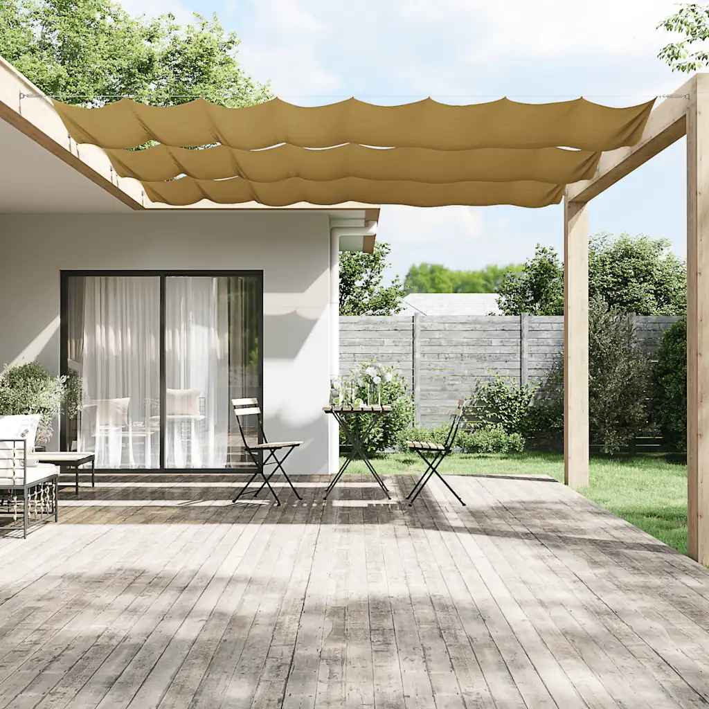 Terrassi varikatus oxford-kangast, beež, 60 x 800 cm