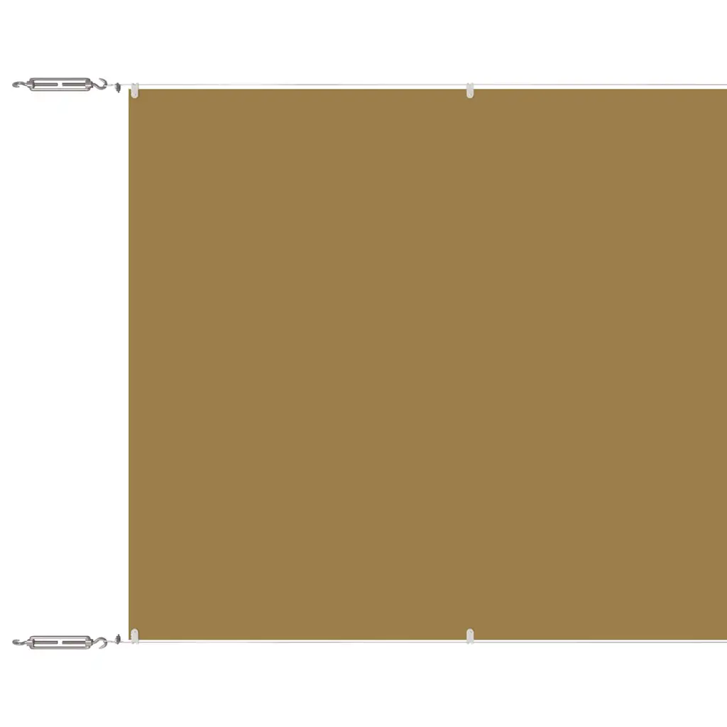 Terrassi varikatus oxford-kangast, beež, 60 x 800 cm