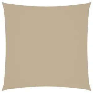 Veekindel kandiline päikesepuri oxford-kangast, beež, 7 x 7 m