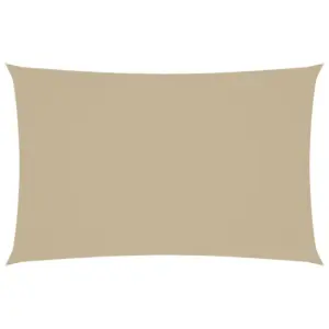 Veekindel oxford-kangast päikesepuri, ristkülik, 2 x 5 m, beež