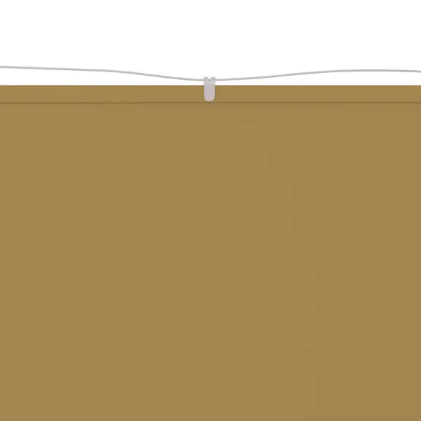 Veekindel rõdusirm tuule- ja privaatsuskaitseks, beež, Oxfordi kangas, 60 x 1000 cm – 3