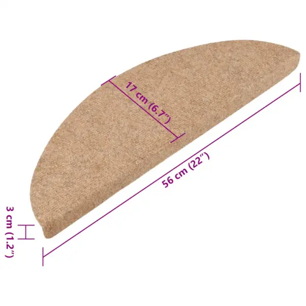 Libisemisvastased isekleepuvad trepivaibad, 15 tk, beež, 56 x 17 x 3 cm – 9