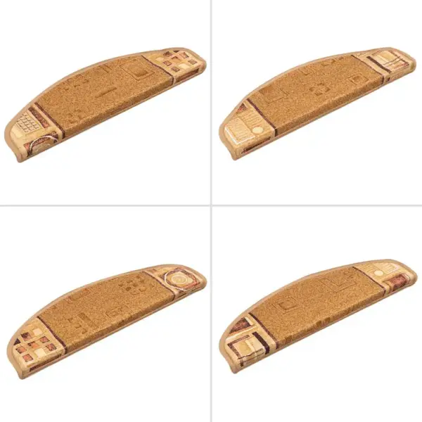 Isekleepuvad trepivaibad kahepoolse teibiga, 5 tk, beež, 65 x 21 x 4 cm – 6