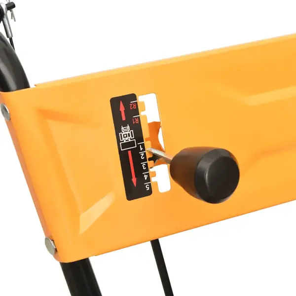 Bensiinimootoriga 2-in-1 lumepuhur ja lumepühkija, 6,5 hj LONCIN mootor, puhastuslaius 560/600 mm, kollane-must – 13