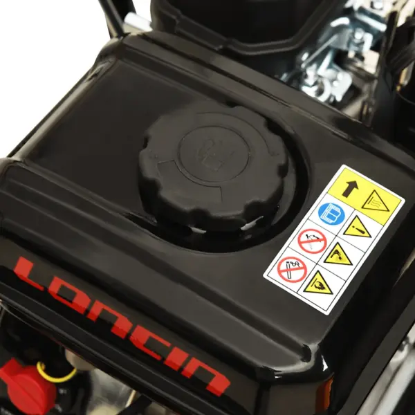 Bensiinimootoriga 2-in-1 lumepuhur ja lumepühkija, 6,5 hj LONCIN mootor, puhastuslaius 560/600 mm, kollane-must – 10