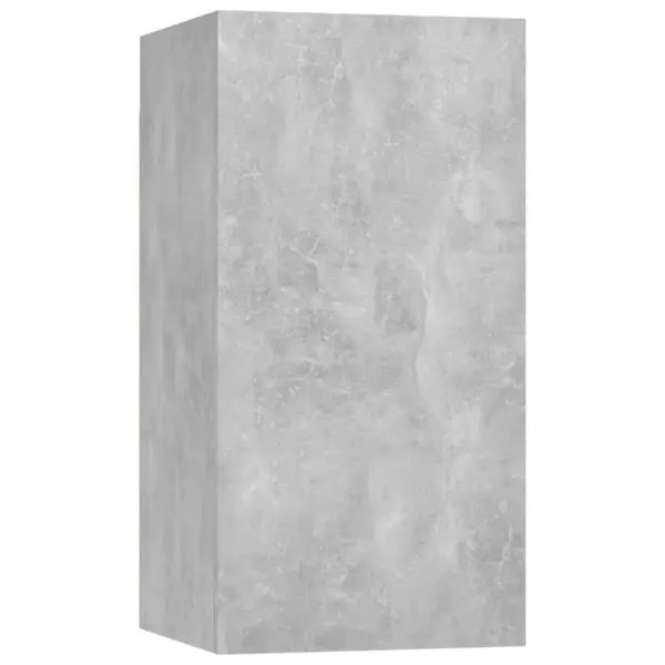 Seinale kinnitatav 4-osaline telerikappide komplekt, betoonhall, puitlaastplaat - 7