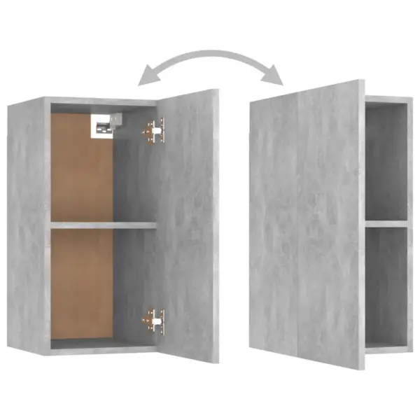 Seinale kinnitatav 4-osaline telerikappide komplekt, betoonhall, puitlaastplaat - 8