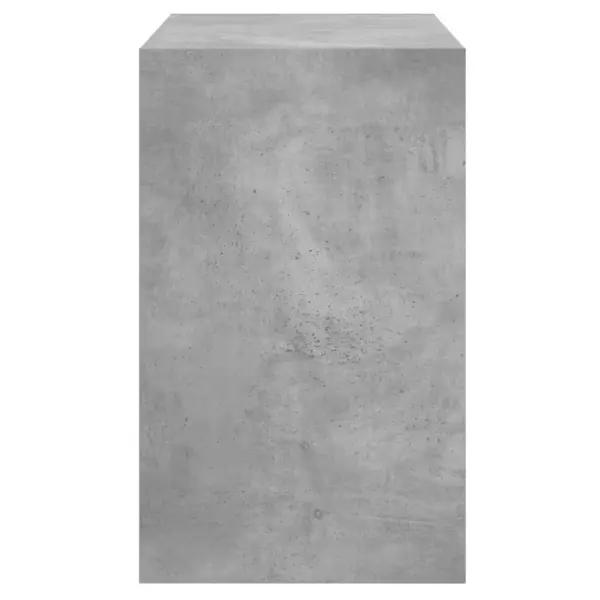 Kompaktne jalatsikapp klappsahtli ja 3 sektsiooniga, betoonhall tehispuit, 80 x 42 x 69 cm – 6