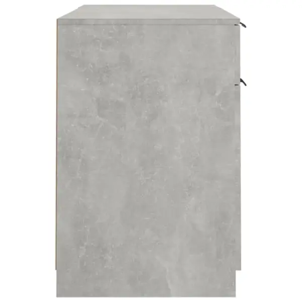 Kirjutuslaud külgkapiga, betoonhall tehispuit, 100 x 50 x 75 cm – 8