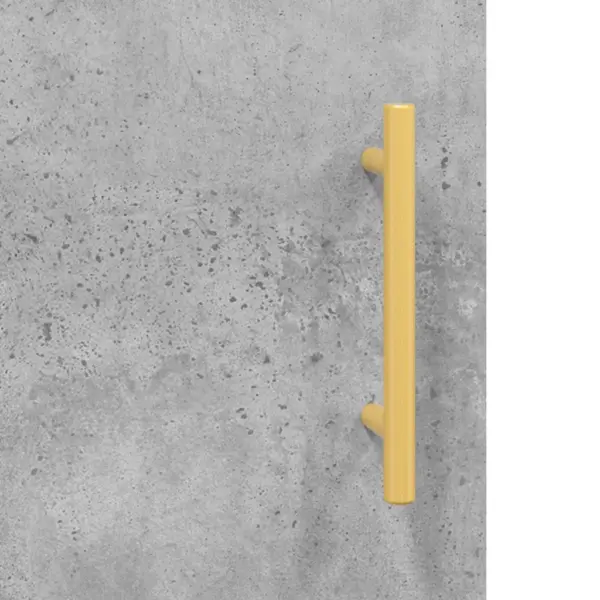 Kõrge kapp avatud riiulitega, betoonhall, tehispuit ja metall, 69,5 x 34 x 180 cm - 10