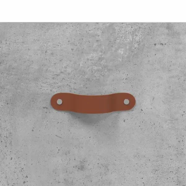 Kõrge kapp metalljalgadel, betoonhall tehispuit, 34,5 x 34 x 180 cm – 9