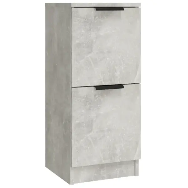 Betoonhall puhvetkappide komplekt 3 tk, tehispuit, 30 ja 60 x 30 x 70 cm – 9