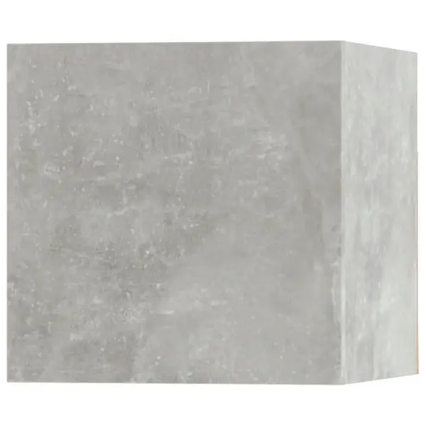 5-osaline seinale paigaldatav telerikappide komplekt, betoonhall tehispuit – 11