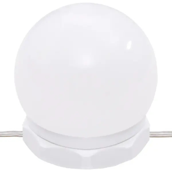 Tualettlaua komplekt LED-valgustusega, betoonhall tehispuit, peegli ja pingiga – 11