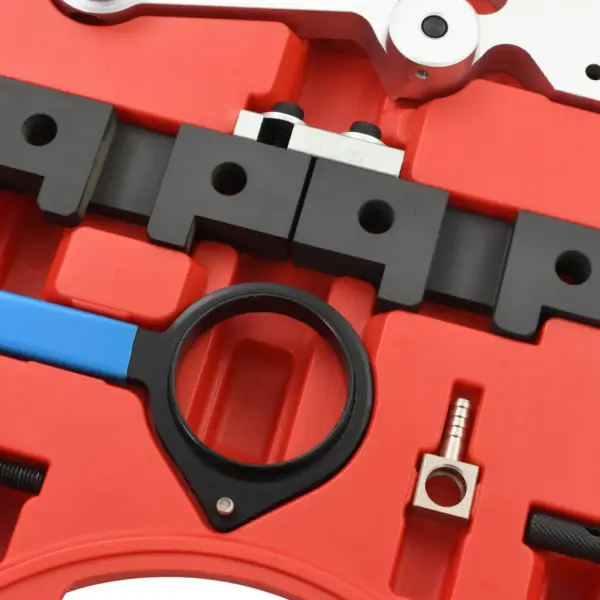 Nukkvõlli ajastamise tööriistakomplekt BMW M52 M54 M60 M62 mootoritele, süsinikteras, hoiukohver 46 x 36,5 x 9,5 cm – 4