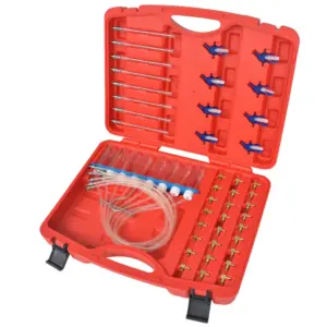 Common rail diiselpihustite tagasivoolu testerikomplekt, 8 silindrile, adapteritega Bosch, Siemens, Delphi ja Denso pihustitele