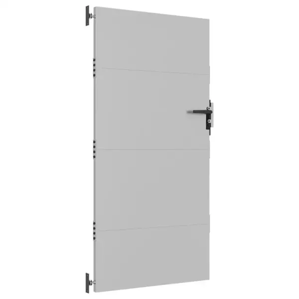 Täisprivaatsusega corten-terasest aiavärav, 85 x 175 cm, roostes toon - 5