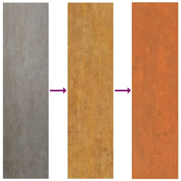 Corten-terasest taimekast aeda, roostevärvi, 480 x 80 x 45 cm – 5