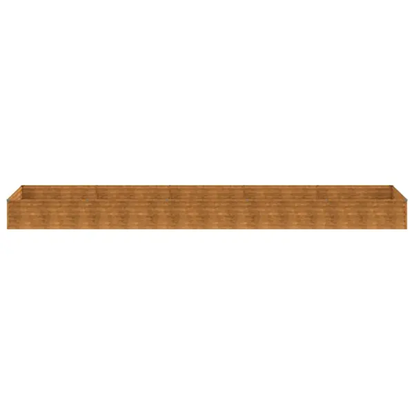 Mahukas Corten-terasest taimekast, roostevärvi, 482 x 100 x 36 cm – 4