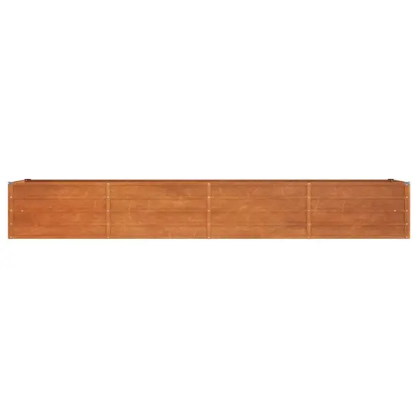 Corten-terasest aia taimekast, roostevärvi, 320 x 80 x 45 cm – 4