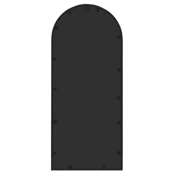 Dekoratiivne seinapeegel musta rauast raamiga, 100 x 45 cm, siseruumidesse – 4