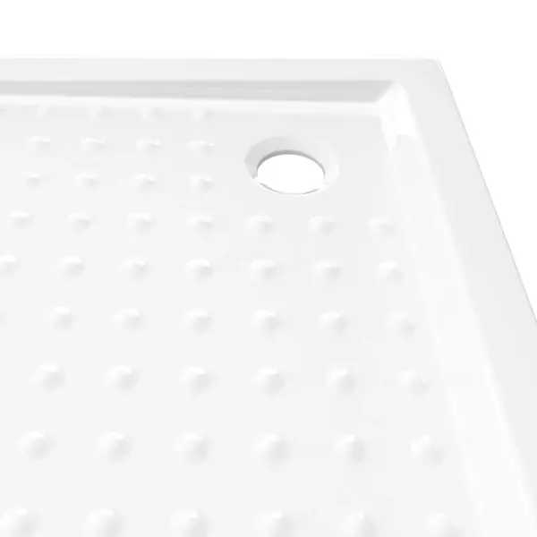 Dušialus libisemisvastaste täppidega, valge ABS, 90 x 90 x 4 cm – 6