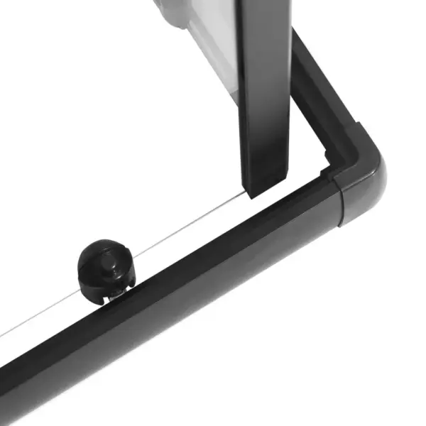 Dušikabiin läbipaistva ESG klaasiga, must raam, 80 x 80 x 180 cm – 8