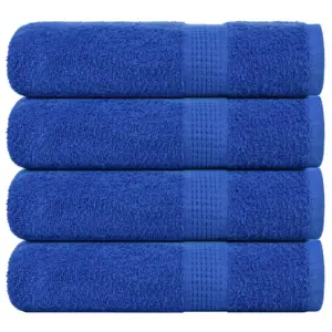 Duširätikud FROGN, 4 tk, sinine, 70 x 140 cm, 360 g/m², 100% puuvill