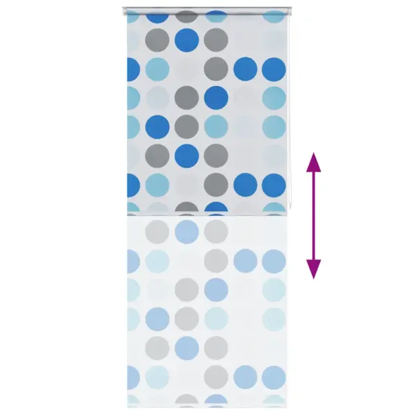 Vettpidav duširuloo ringimustriga, 100 x 240 cm, mitmevärviline PEVA – 5