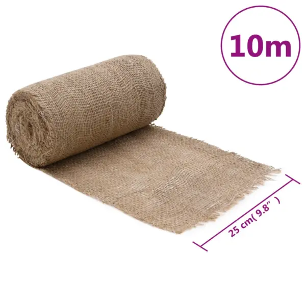 Džuudiriide rull dekoratsiooniks, naturaalne, 0,25 x 10 m, 100% džuut, 200 g/m² – 7