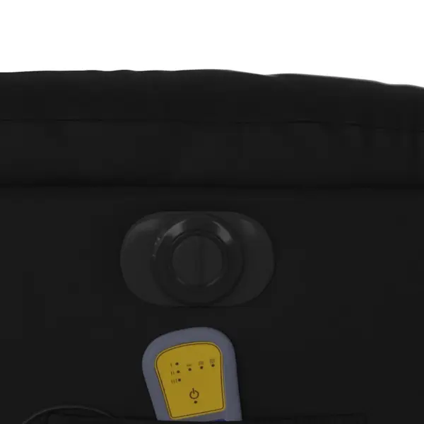 Elektriline massaažitool lamamisfunktsiooniga, 6-punkti vibratsioon, must kunstnahk – 12