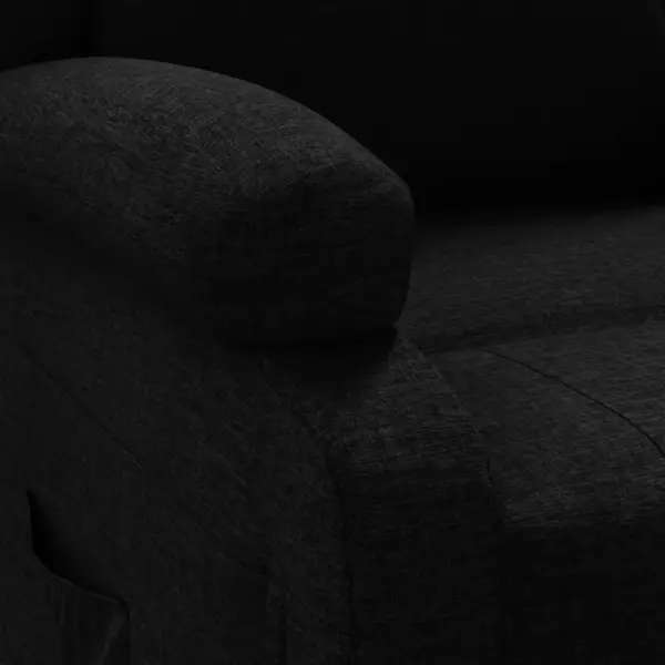 Elektriline lamav massaažitool 6-punkti vibratsiooniga, must kangas, USB ja küljetaskuga – 9