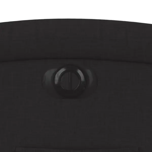 Elektriline lamamistugitool, must kangas, reguleeritava selja- ja jalatoega – 12