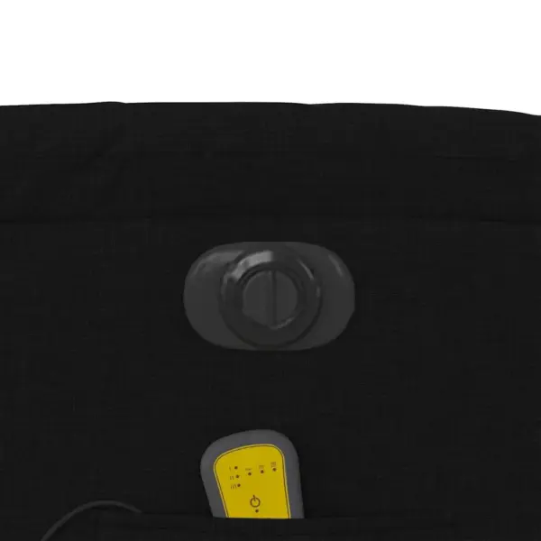 Elektriline püstitõusmist toetav massaažitugitool, 6-punkti vibratsioon, must kangas, 75 x 99 x 99 cm – 13