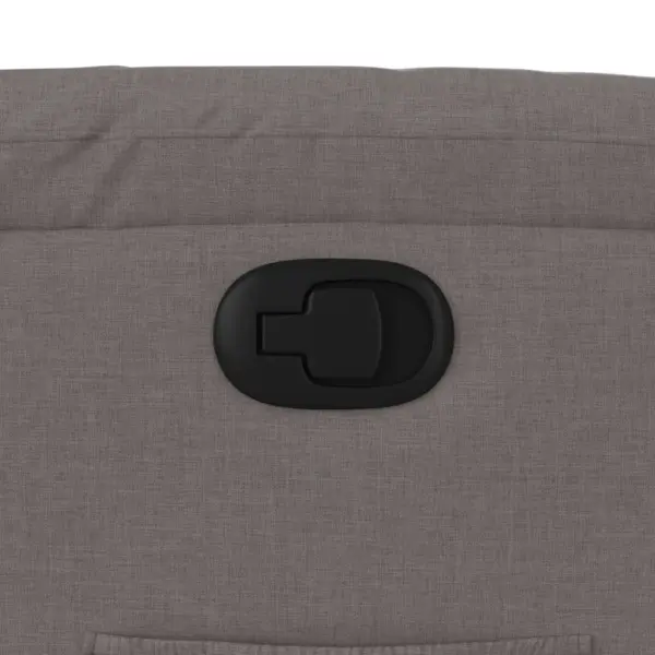 Püstitõusmist toetav elektriline tugitool manuaalse lamamisfunktsiooniga, pruunikashall kangas, 75 x 92,5 x 100 cm – 12