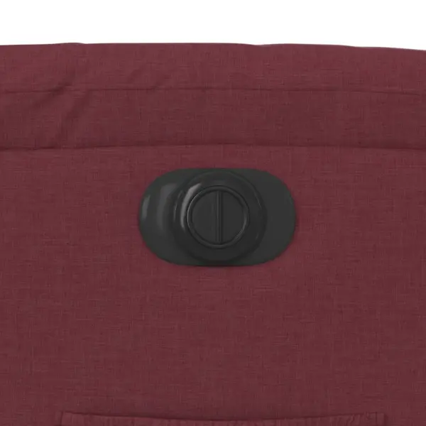 Elektriline püstitõusmist toetav lamamistugitool, veinipunane kangas – 13